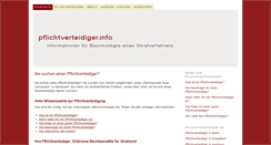 Desktop Screenshot of pflichtverteidiger.info